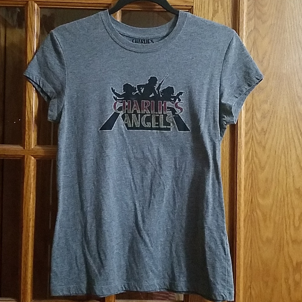 Charlie's Angels gray women's t-shirt